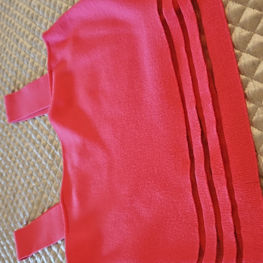 Milly Sheer Stripe Cropped Tank